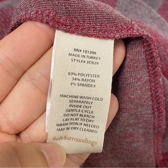 Soft Surroundings Mad About Plaid Tunic Size Large - Picture 4 of 7